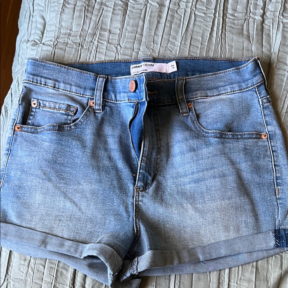 GarageCasual Denim Women's Blue Shorts